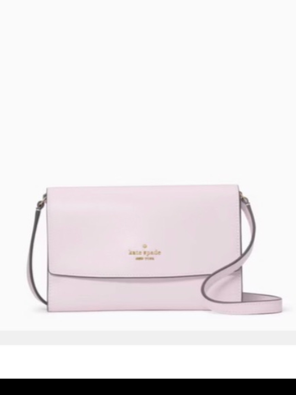 kate spade Pale Amethyst Perry Leather Crossbody